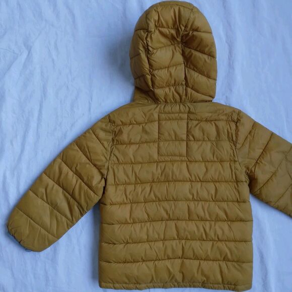 Baby GAP Kids PrimaLoft Lightweight Puffer Jacket Mustard Sz 3Y Water Resistant - Picture 7 of 7